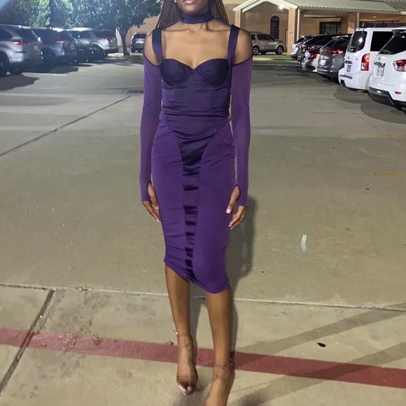 House of CB Dresses House Of Cb Purple Talika Dress Poshmark